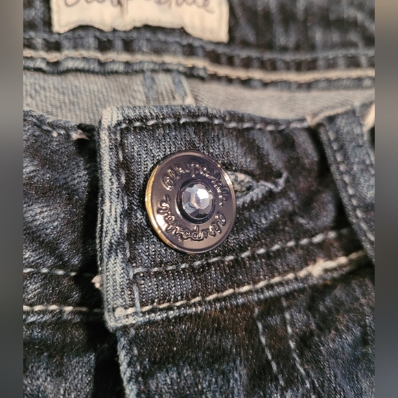 00 Aeropostale Bayla Skinny Jeans Dark Wash - Picture 4 of 10